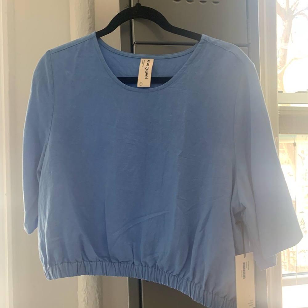 Eve Gravel Summer Top, NWT